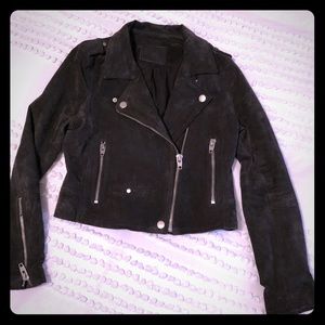 SL8 Suede Leather Moto Jacket - S - NWOT